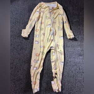 Bellabu Bear Bamboo Breakfast Footie